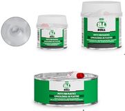 BOLL - Polyester Plamuur - 1kg - Incl. Verharder - Donkergrijs