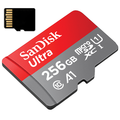 SanDisk Ultra microSDXC 256GB - UHS-I A1 U1 - 0619659200497