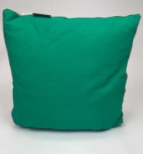 Madison Sierkussen - 45x45 cm - Emerald Groen/Ecru - Katoen/Polyester - Vierkant