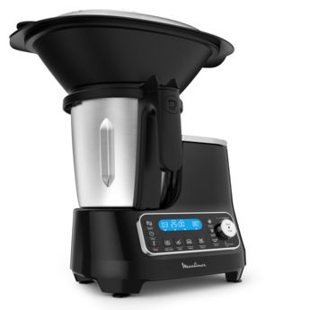 Moulinex HF4SPR30 Keukenmachine - 1400W - 3.6L - Zwart - Ingebouwde weegschaal
