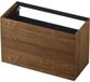 INK - Onderkast 2 Laden Push To Bestaande Uit: - 1200x450x650 Mm - Massief Eiken Chocolate