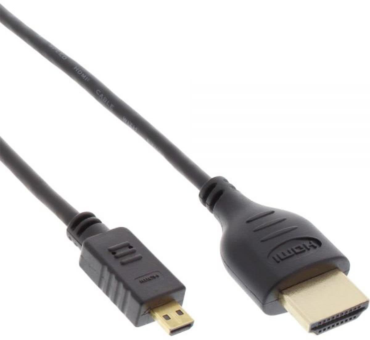Inline Micro HDMI HDMI kabel UHD 4 K 0