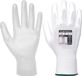 Portwest A120 PU Handschoen Wit - Maat M (5 paar)