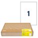 AVERY Zweckform verzendetiketten, 210 x 297 mm, wit