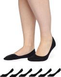 SNOCKS Loafer Sokken - Footies Dames - Footies Heren - Onzichtbare Sokken - Kousenvoetjes - Maat 39-42 - Zwart - 6 Paar