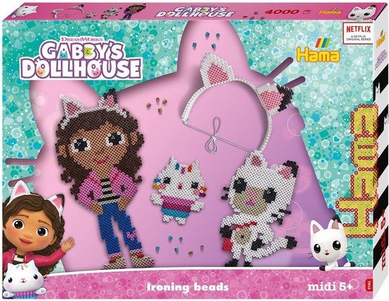 Hama Strijkkralen 7918 Gabby's Dollhouse - 4000 Kralen - Multi kleuren