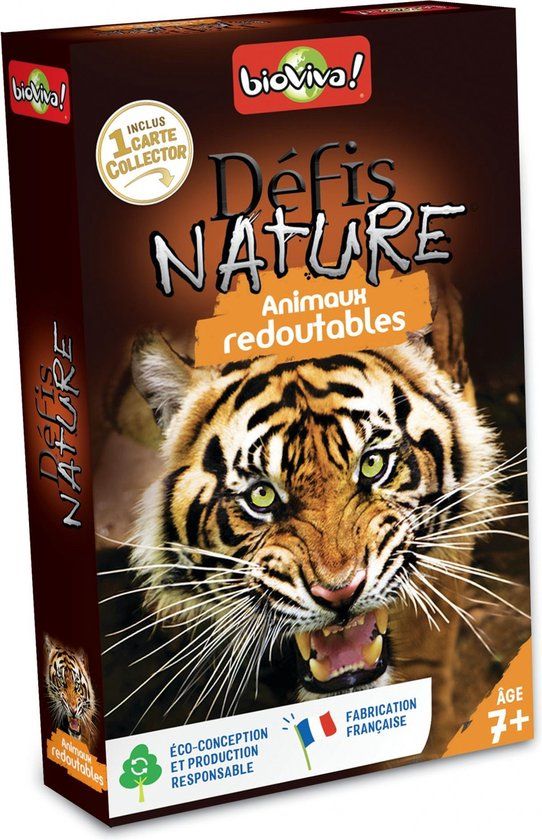 Bioviva Défis Nature Animaux redoutables bordspel