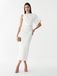 BWLDR Robe de cocktail 'MISTY' blanc