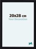 yd. Cadre photo 20x28 cm Noir Brillant MDF Como