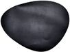LACOR Eenpersoons tafelkleed, leer, zwart, korrelig, 45 x 35 cm