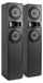 Enceintes sur pied HiFi 400 W 3 voies 8 Ohm noir