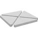 Plaques de poids de parasol granit gris 14kg