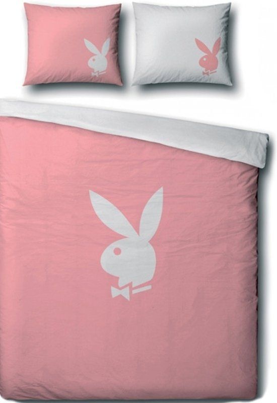 Playboy Classic Dekbedovertrek - Litsjumeaux - 240x200/220 cm - Pink