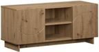 vidaXL - Tv-meubel - 90 x 34,5 x 40 cm - Artisanaal eiken - Bewerkt hout