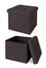 Tavora Kruk opvouwbaar max 300 kg linnen, 38x38x38 cm bruin