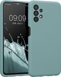 kwmobile telefoonhoesje geschikt voor Samsung Galaxy A13 4G - TPU backcover met siliconen coating - Smartphone case in Arctische nacht
