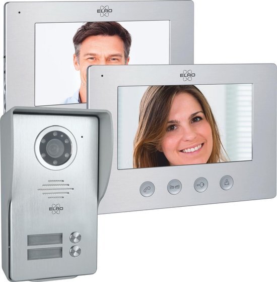 ELRO DV477W2 Video Deur Intercom - 2 Appartementen