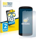 BROTECT - Screenprotector voor Zebra TC58/ TC53 - Folie Beschermfolie transparant 2 Stuks
