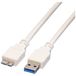 Value USB 3.0 kabel, A ST - Micro B ST 0,8 m