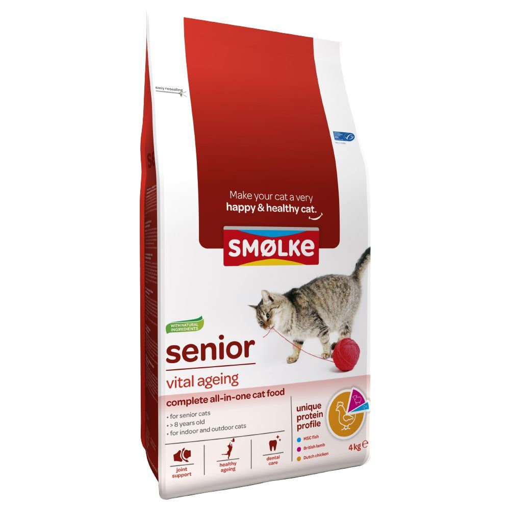 SMOLKE Cat Senior - Kattenvoer - 4 kg