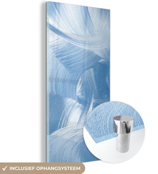 MuchoWow® Glasschilderij 60x120 cm - Acrylaat Multicolor Print Schilderij - Modern Design
