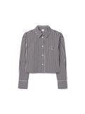 Calvin Klein Slaapshirt zwart / wit