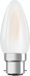 Osram LED Kaars Filament Mat B22D 4W 470lm 827 Zeer Warm Wit