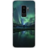 Samsung Galaxy S9 Plus Aurores boreales bedrukt siliconen hoesje