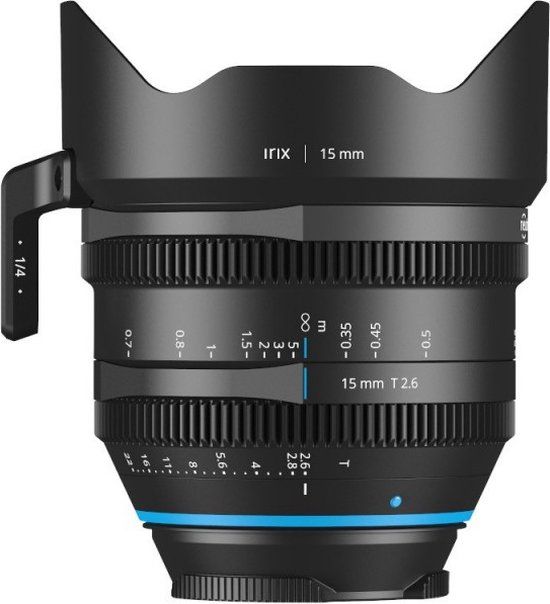 Irix Cine 15mm T2.6 MILC Bioscooplens Zwart