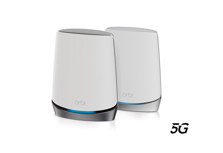 Netgear NBK752 - Draadloze Router - Wi-Fi 6 (802.11ax) - Tri-band - Grijs