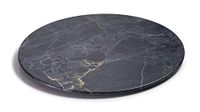 Lacor 63180 Rond dienblad van melamine, BPA-vrij, marmeren afwerking, Ø 35 x 3 cm