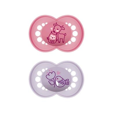 MAM Soother Original - 2 Pack - 6-16 Months - Deer/Bird