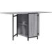 Maison Exclusive Table de salle à manger exclusive - Dimensions : 144 x 60 x 75 cm - Matériau : bois composite - Couleur : gris Sonoma - Forme : rectangulaire