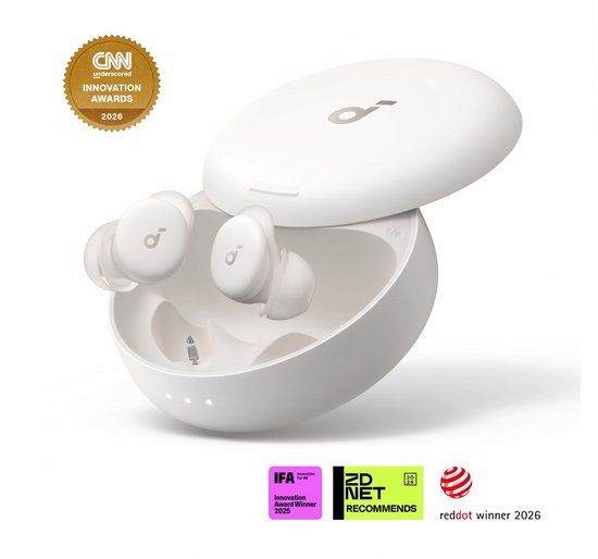 Soundcore Sleep A30 - Anker slaapkoptelefoon, intelligente actieve ruisonderdrukkende slaaphoofdtelefoon, adaptief snurkmaskeringssysteem, ultiem comfort voor zijslapers, 45 uur speeltijd
