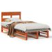 vidaXL Bedframe Massief Grenenhout Wasbruin 160x200 cm