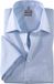 OLYMP Luxor chemise coupe confort - manche courte - popeline - bleu - sans repassage - taille du col : 40 (taille UE : M)