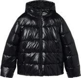 NAME IT Nlnmaya Nlnmayer Puffer Noos jas voor meisjes (1 stuk), zwart.