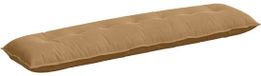 vidaXL - Coussin de dossier - Marron - 200 x 50 cm - Tissu côtelé