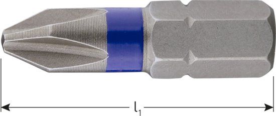 Rotec 1/4 insertbit PH1 L=25 mm VPE 25 stuks