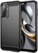 Techsuit Hoesje geschikt voor Samsung Galaxy A18/A17 - Carbon Silicone Back Cover - Zwart