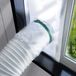 OEM Kivora B.V. Raamafdichtingskit - Airco afdichtingskit 300 cm – Voor mobiele airco & droger, draaikiepramen, dakkapellen, wit, geen boren nodig