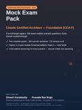Claude Certified Architect – Foundation (CCA-F) Mock Exam Pack: 5 Practice Papers · 300 Scenario Questions with Worked Answers