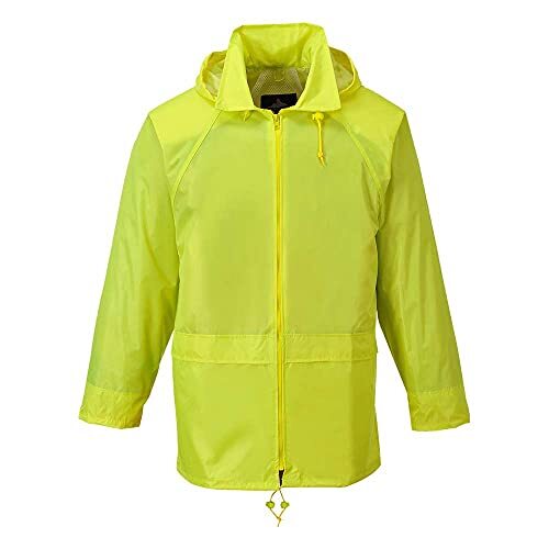 Portwest Klassieke Volwassen Regenjas Size: XXXL, Colour: Geel, S440YERXXXL