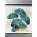 Autocollants Lave-vaisselle Feuilles 60x60 cm Adhésif + Protection Brillante