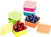 Merkloos Plastique Boîtes de congélation et de conservation - Set de 5 pièces - Petit - Avec couvercle - Pour la conservation des aliments - Sans BPA