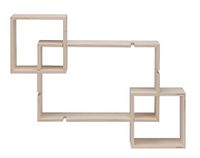 Design-frame Glorex Design-frame hout rechthoek 3st 40x25x10cm/18x18x10cm