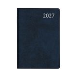 Aurora Classic7 Luna weekagenda 2027 blauw (1 week per 2 pagina) 4-talig