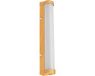 Osram ORBIS Luminaire de miroir/applique murale avec LED, verre dépoli/décor bois, 9W, 900lm, dimmable, 3000/4000K réglable via interrupteur mural, 40cm de diamètre, IP44