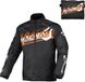 Macna Rainossi Veste de moto noir/blanc/orange