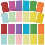 Ibenzoa® Multifunctionele Notitieblokken – Set van 24 A6 Gelinieerd met Kraftpapieromslag